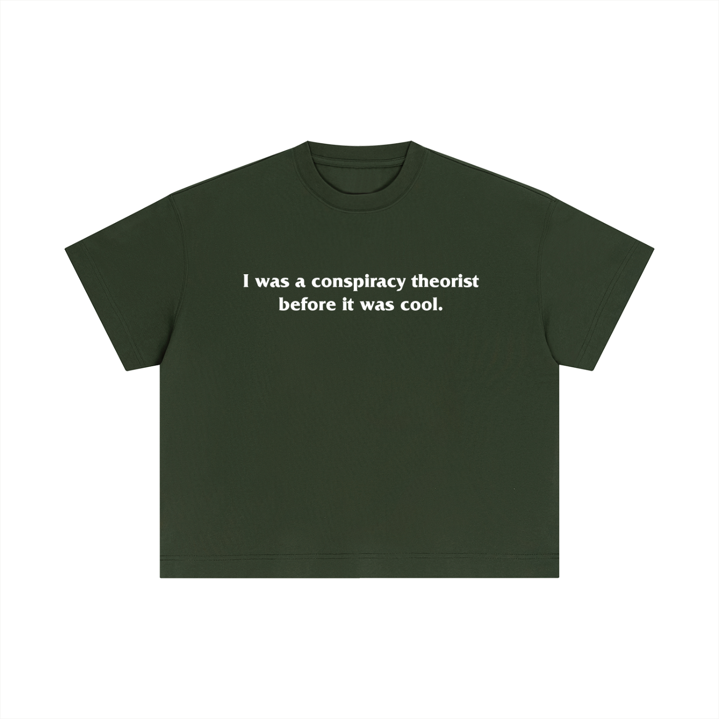 Original Conspiracy Theorist Essential Cotton Boxy T-Shirt