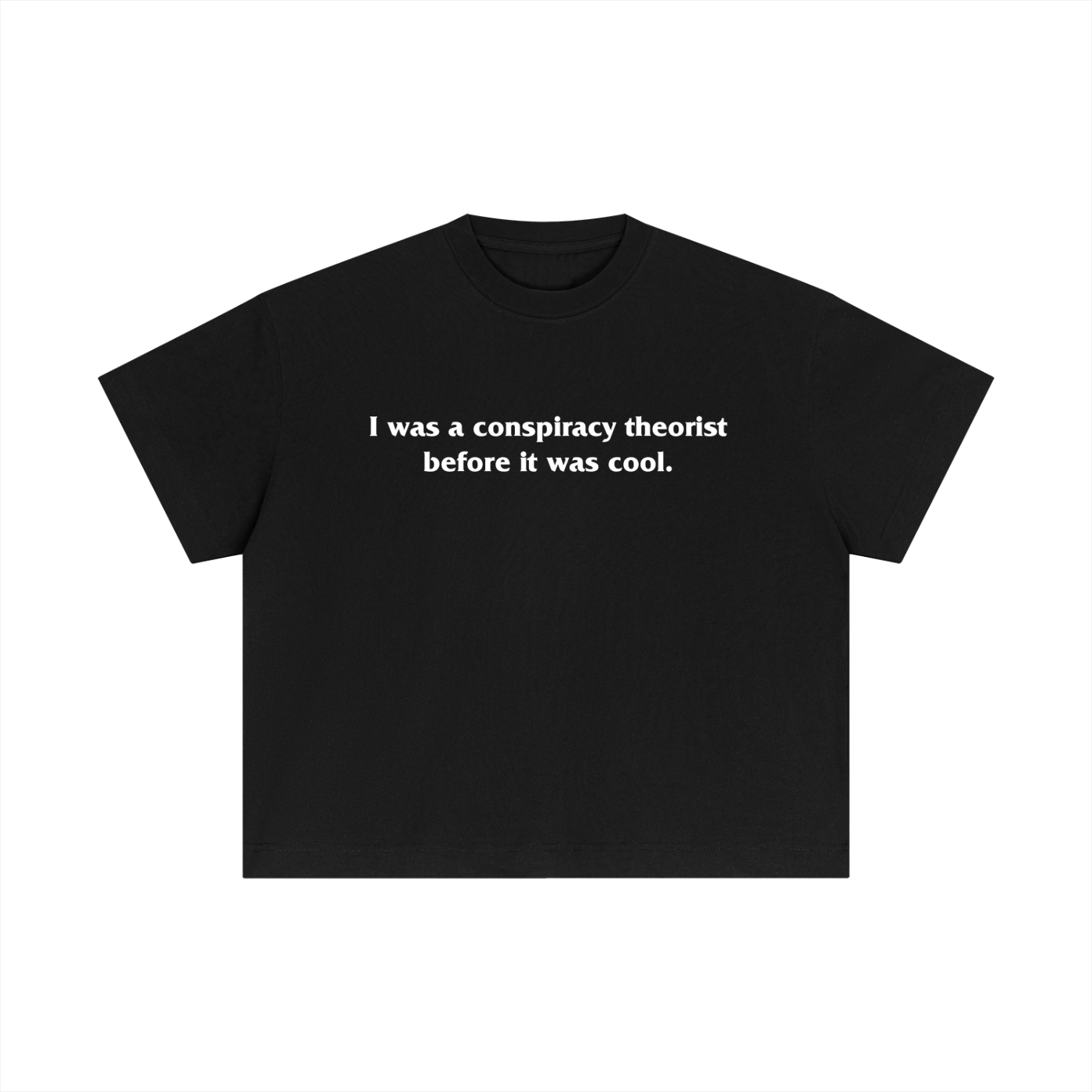 Original Conspiracy Theorist Essential Cotton Boxy T-Shirt