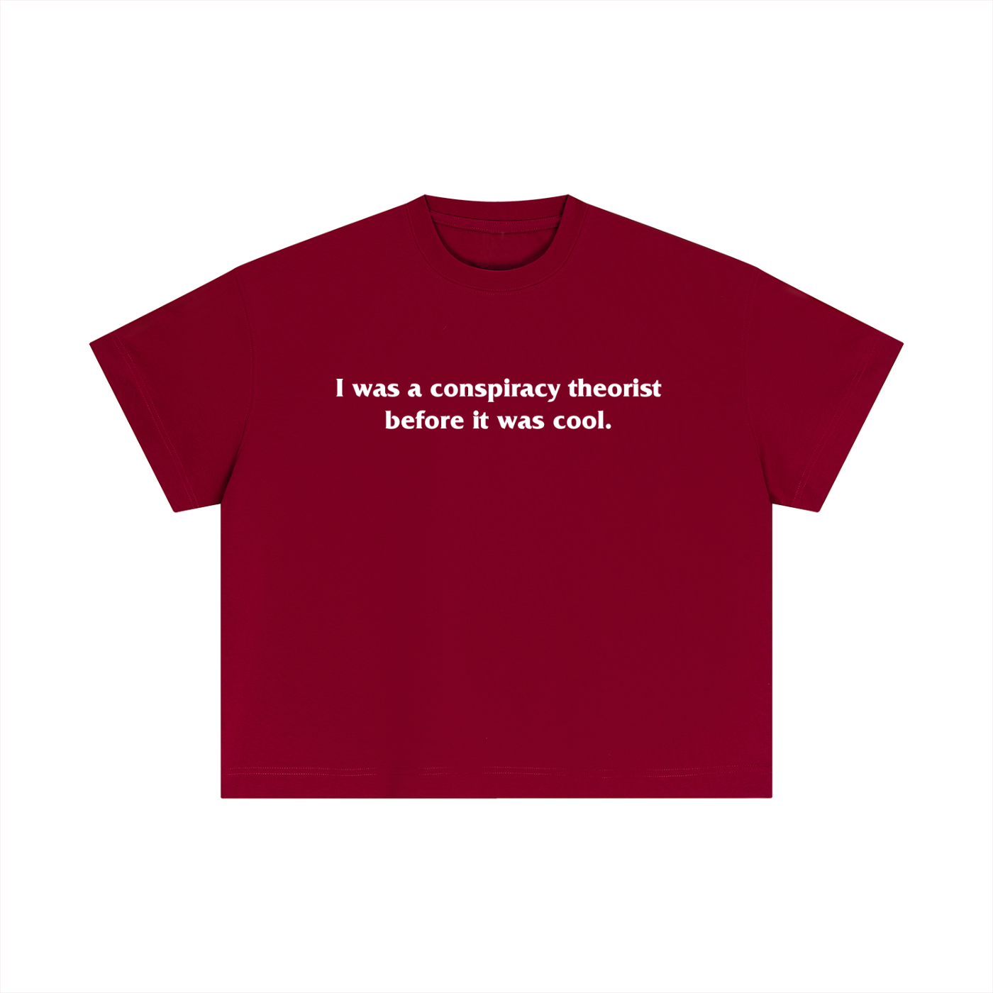 Original Conspiracy Theorist Essential Cotton Boxy T-Shirt