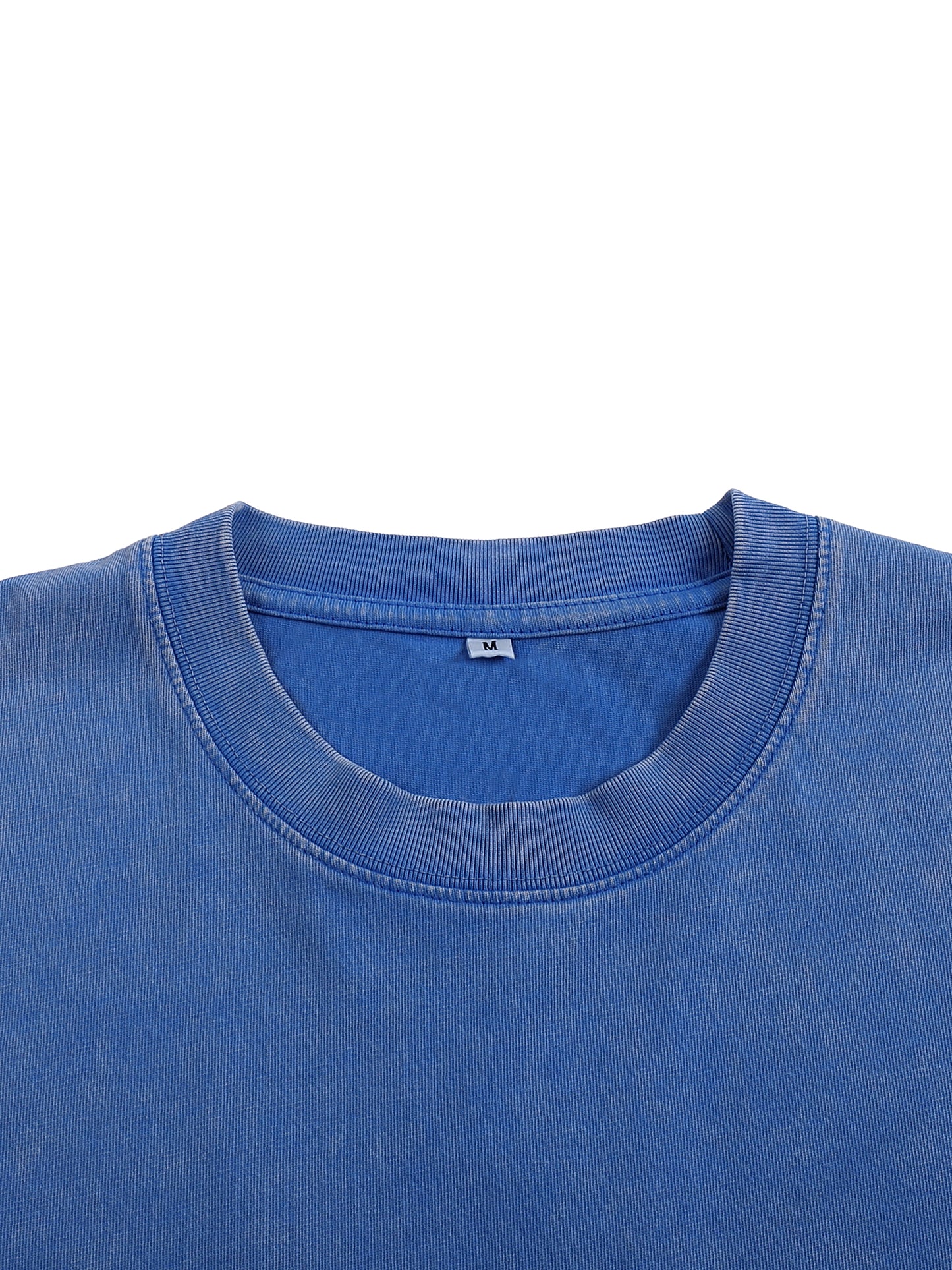No Eye Snow Washed Oversized Cotton T-Shirt