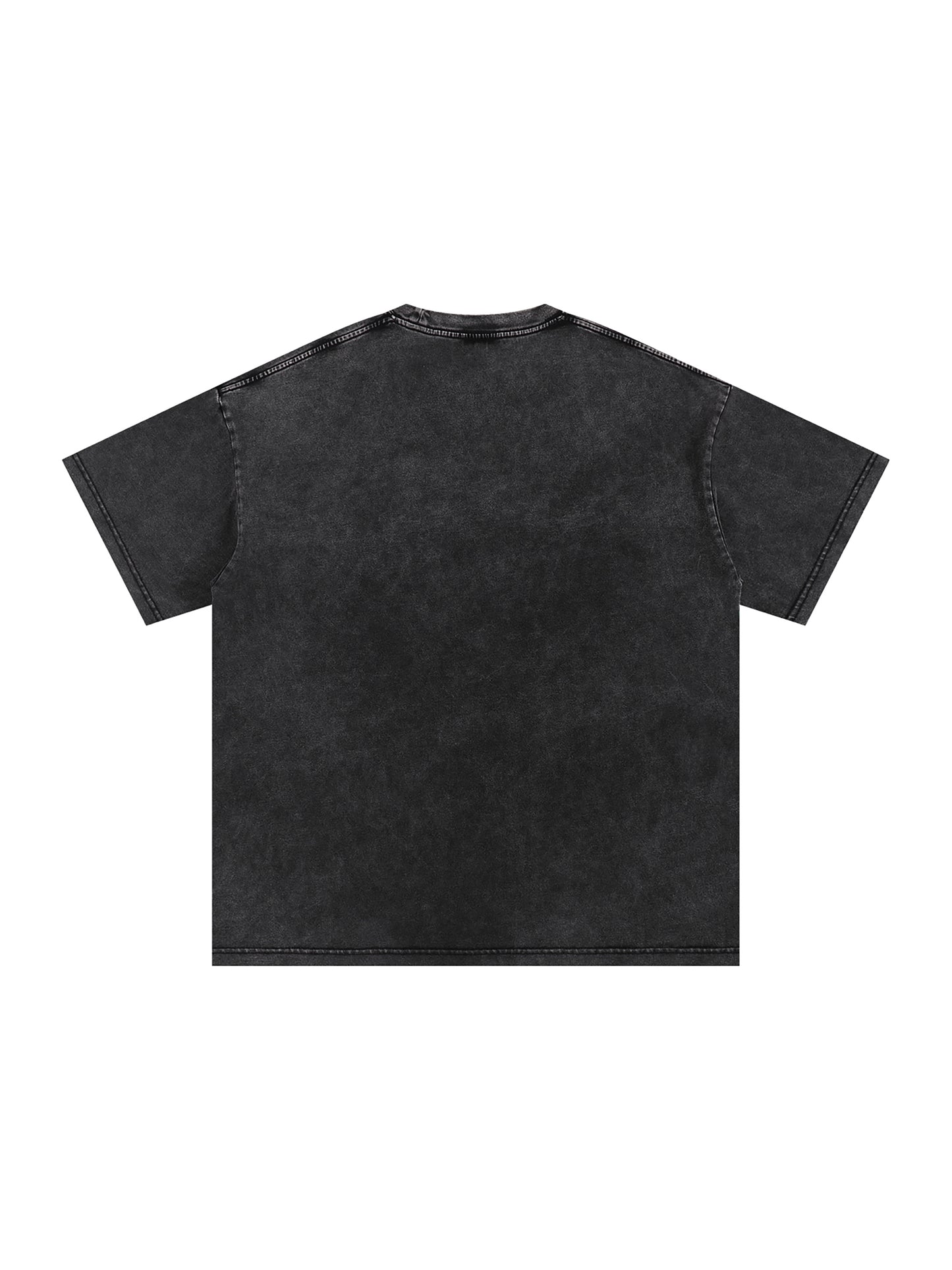 No Eye Snow Washed Oversized Cotton T-Shirt