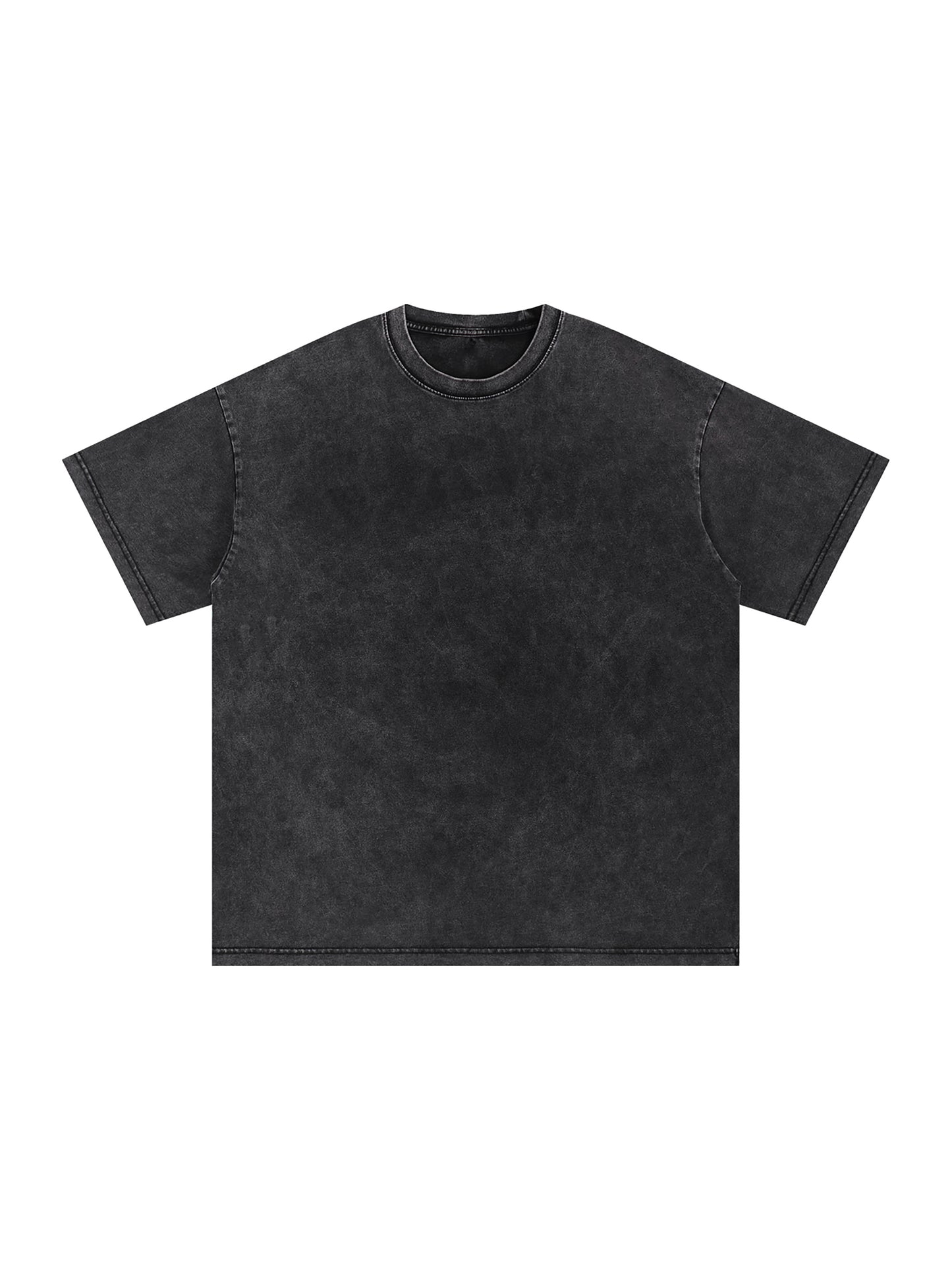 No Eye Snow Washed Oversized Cotton T-Shirt