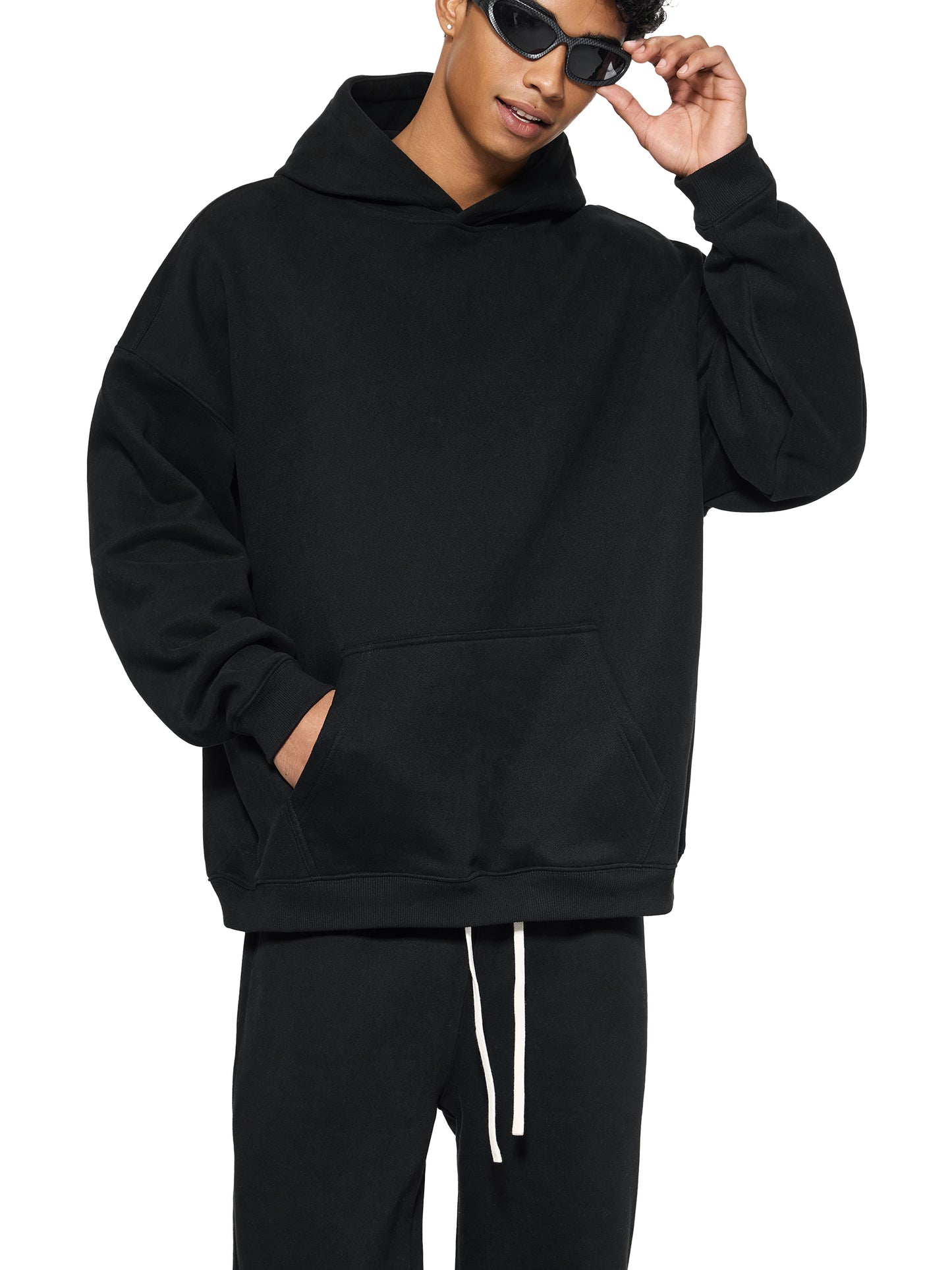 No Eye Oversize Fleeced Hoodie